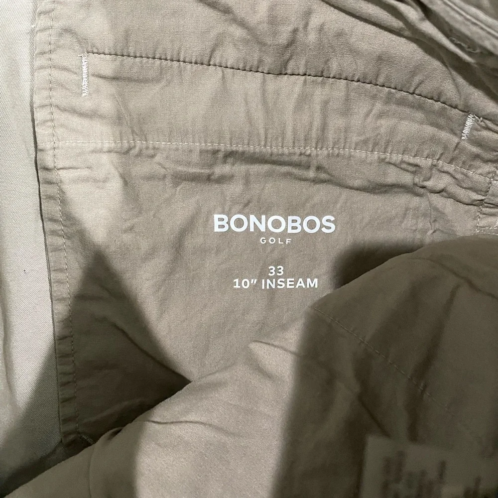 Men's Bonobos Golf Khaki Tan Shorts 33‎